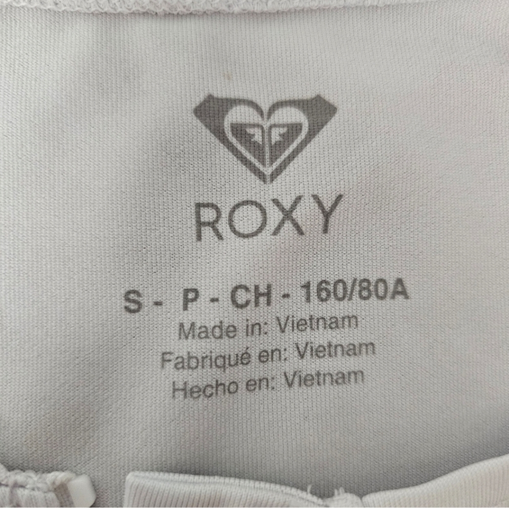 NWOT RoxyEssential Zip-Front Long Sleeves Rashguard - Picture 9 of 10
